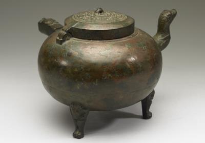 图片[3]-Jiao wine warmer with chi-dragon pattern, early Western Han dynasty, c. 3rd-2nd century BCE-China Archive